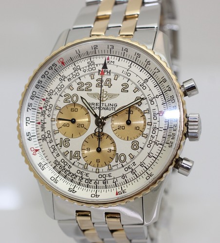 Mens steel 18k gold breitling - 18k,