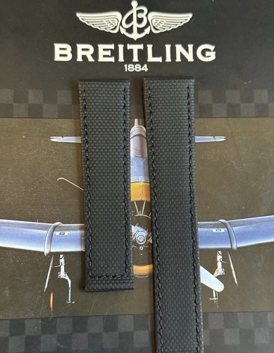 New breitling black canvas - new,