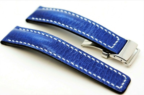 Leather watch strap - ,
